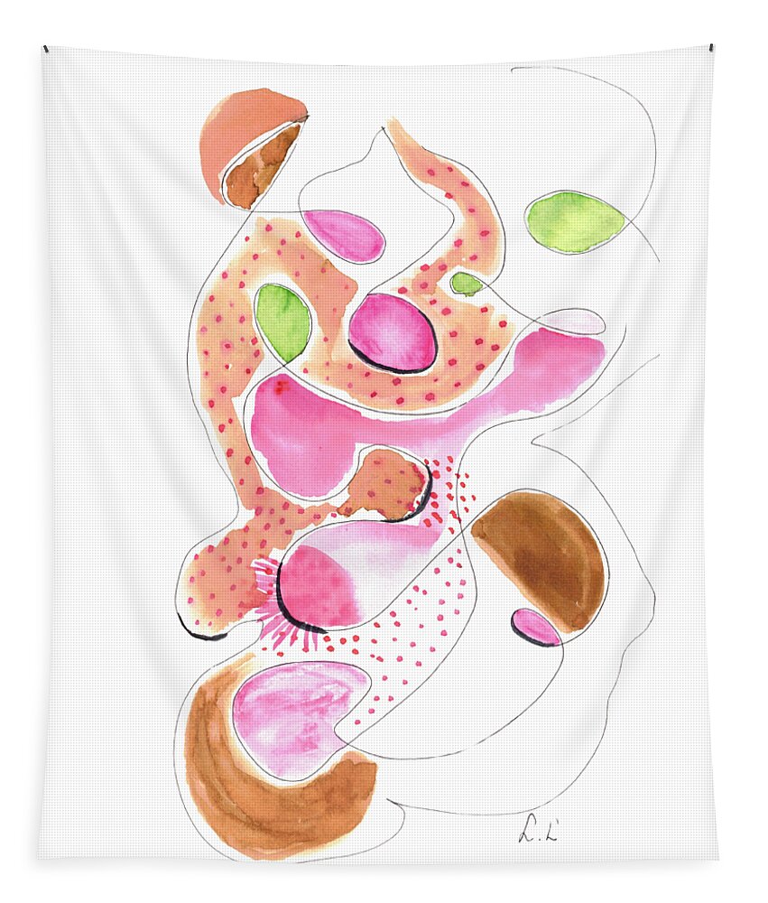 Abstract Organic Forms Morophologies Roses - Tapestry