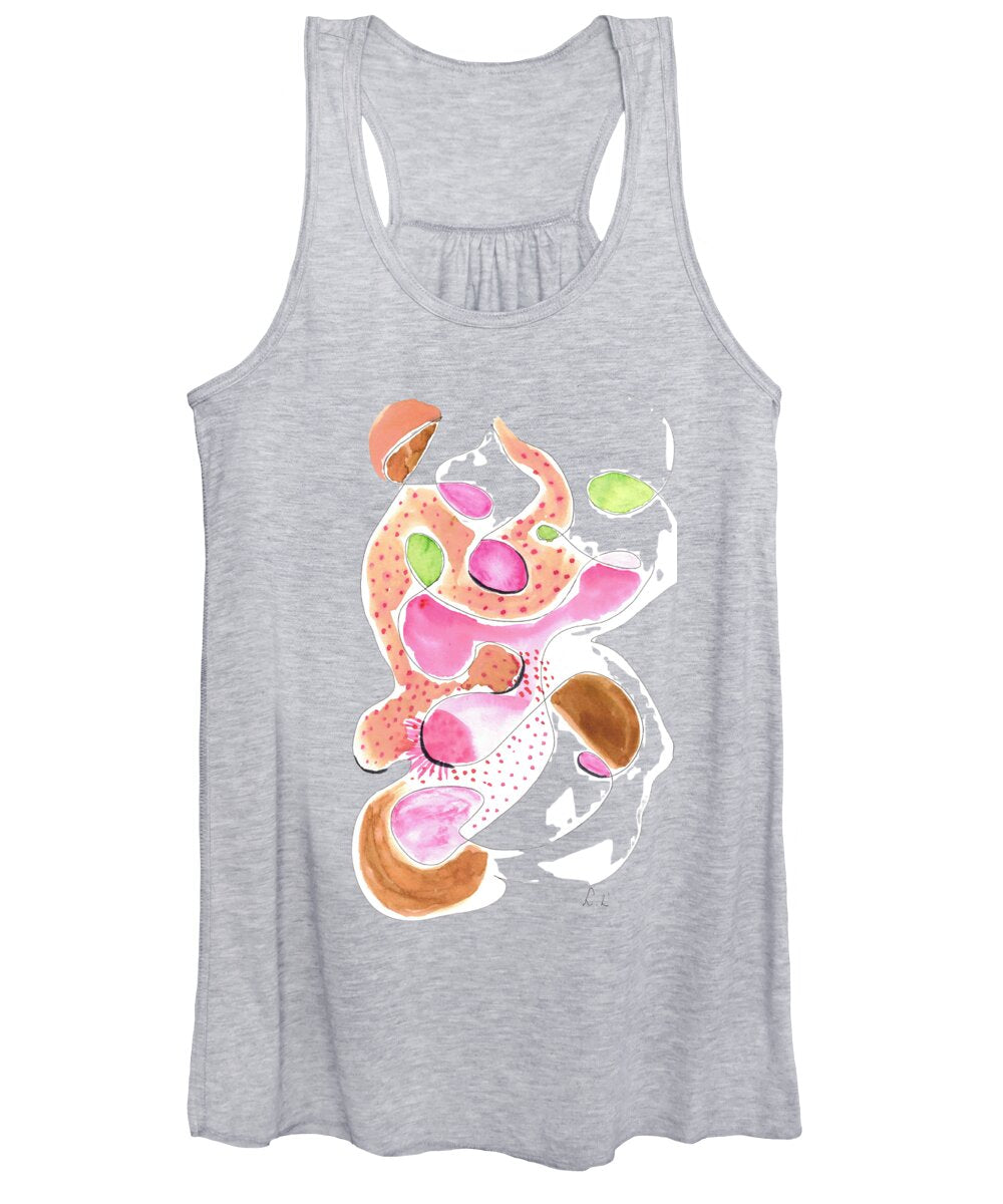 Abstract Organic Forms Morophologies Roses - Women's Tank Top