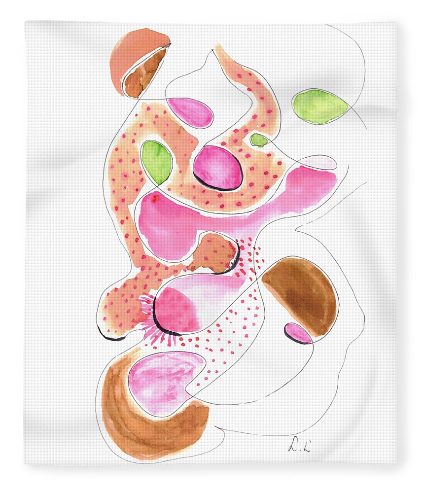 Abstract Organic Forms Morophologies Roses - Blanket