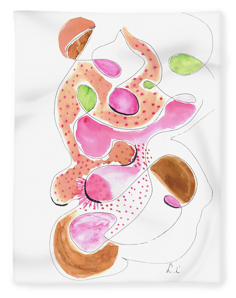 Abstract Organic Forms Morophologies Roses - Blanket
