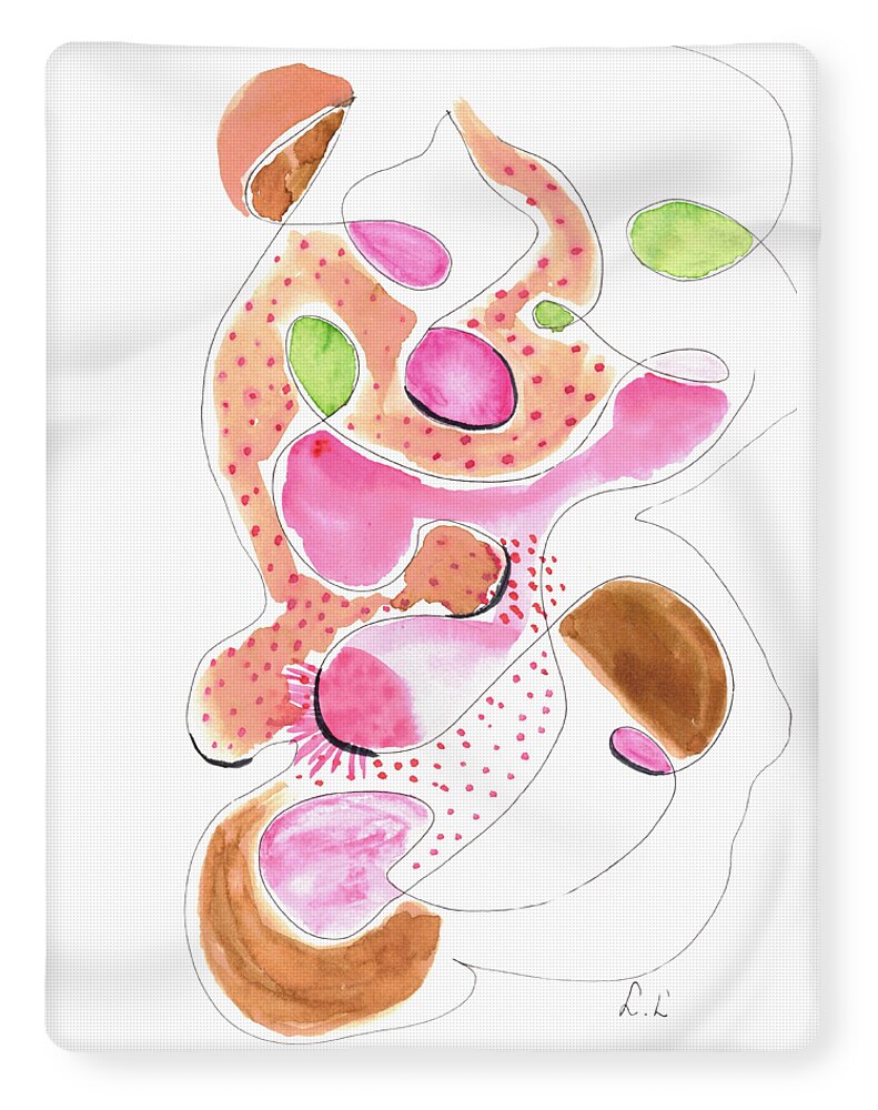 Abstract Organic Forms Morophologies Roses - Blanket