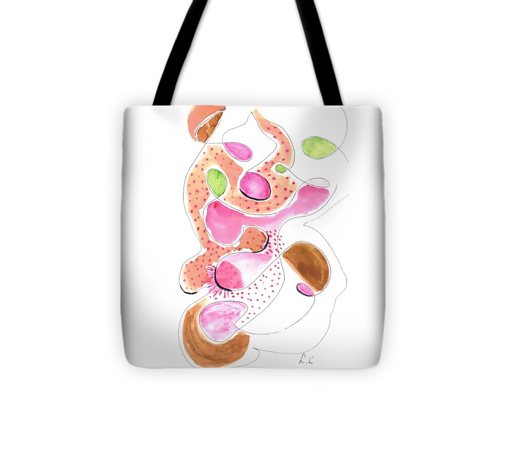 Abstract Organic Forms Morophologies Roses - Tote Bag