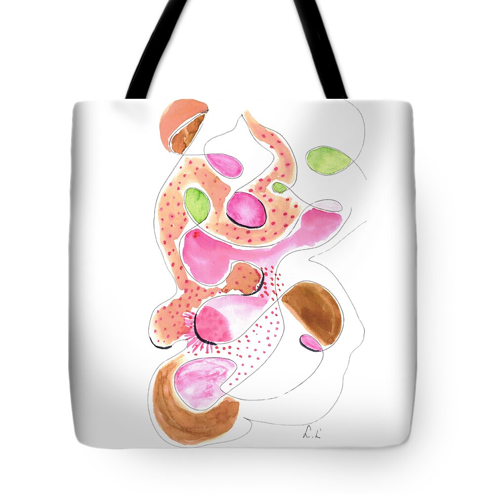 Abstract Organic Forms Morophologies Roses - Tote Bag