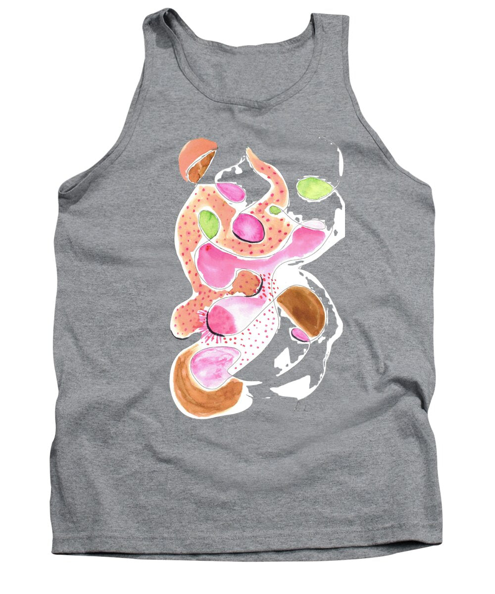 Abstract Organic Forms Morophologies Roses - Tank Top