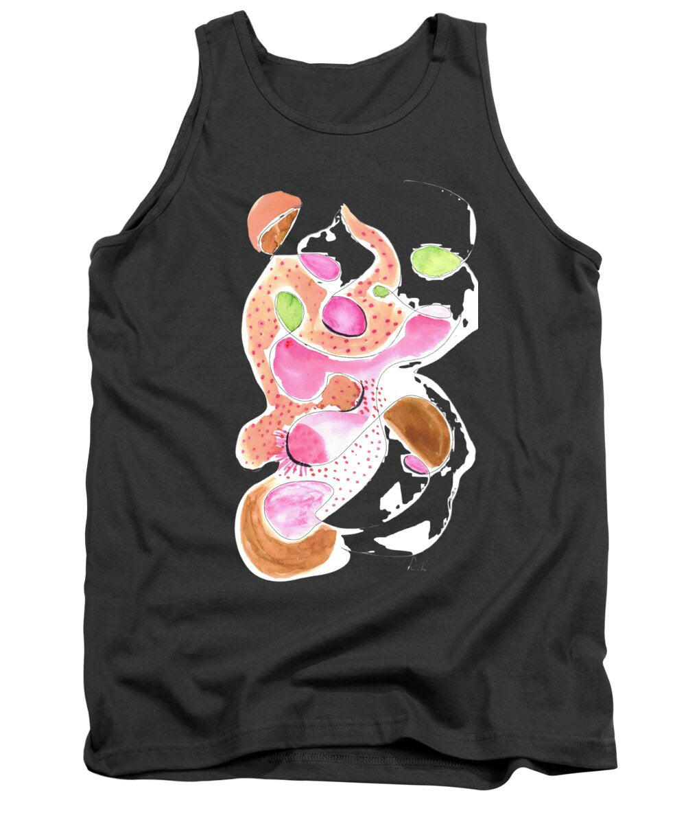 Abstract Organic Forms Morophologies Roses - Tank Top