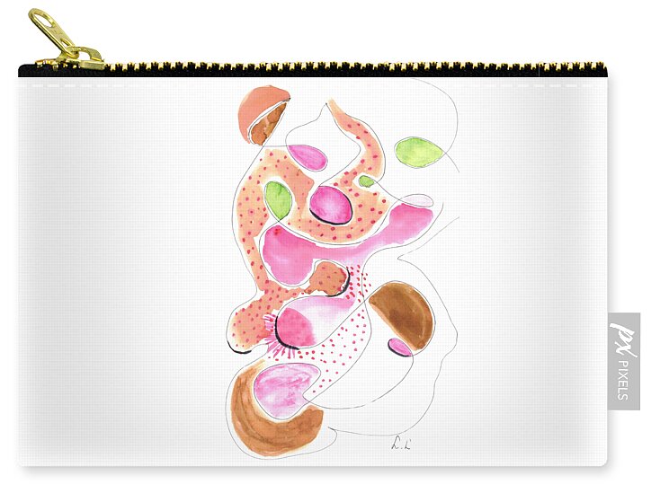 Abstract Organic Forms Morophologies Roses - Zip Pouch
