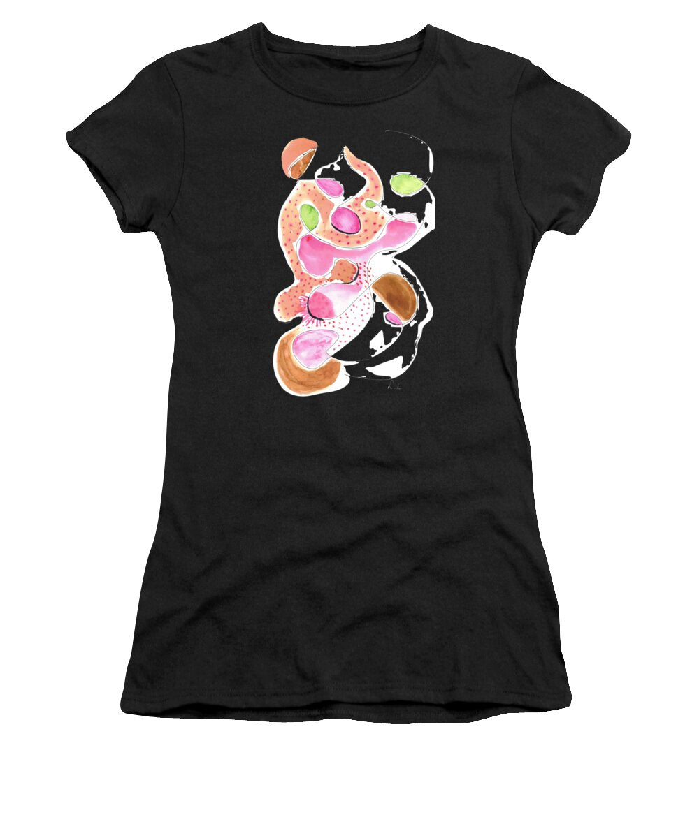 Abstract Organic Forms Morophologies Roses - Women's T-Shirt