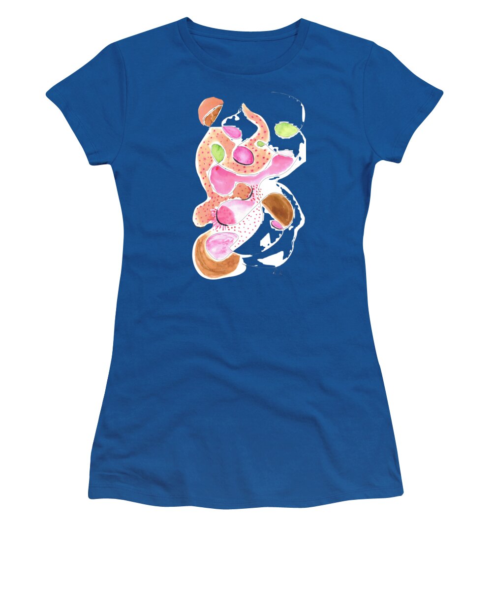 Abstract Organic Forms Morophologies Roses - Women's T-Shirt