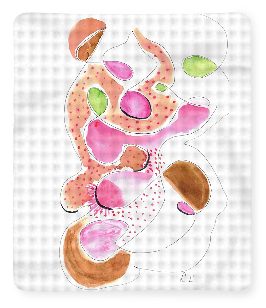 Abstract Organic Forms Morophologies Roses - Blanket
