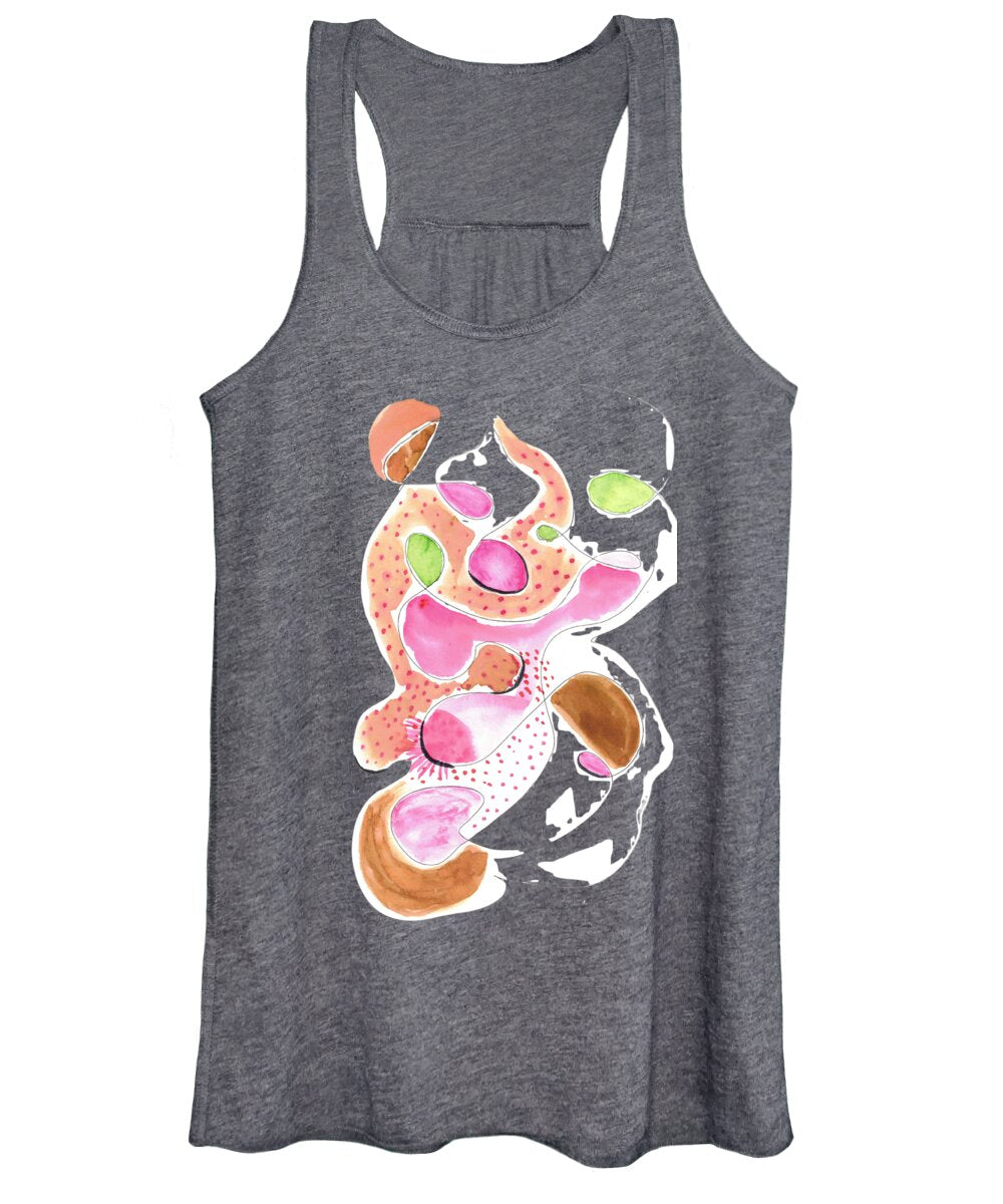 Abstract Organic Forms Morophologies Roses - Women's Tank Top