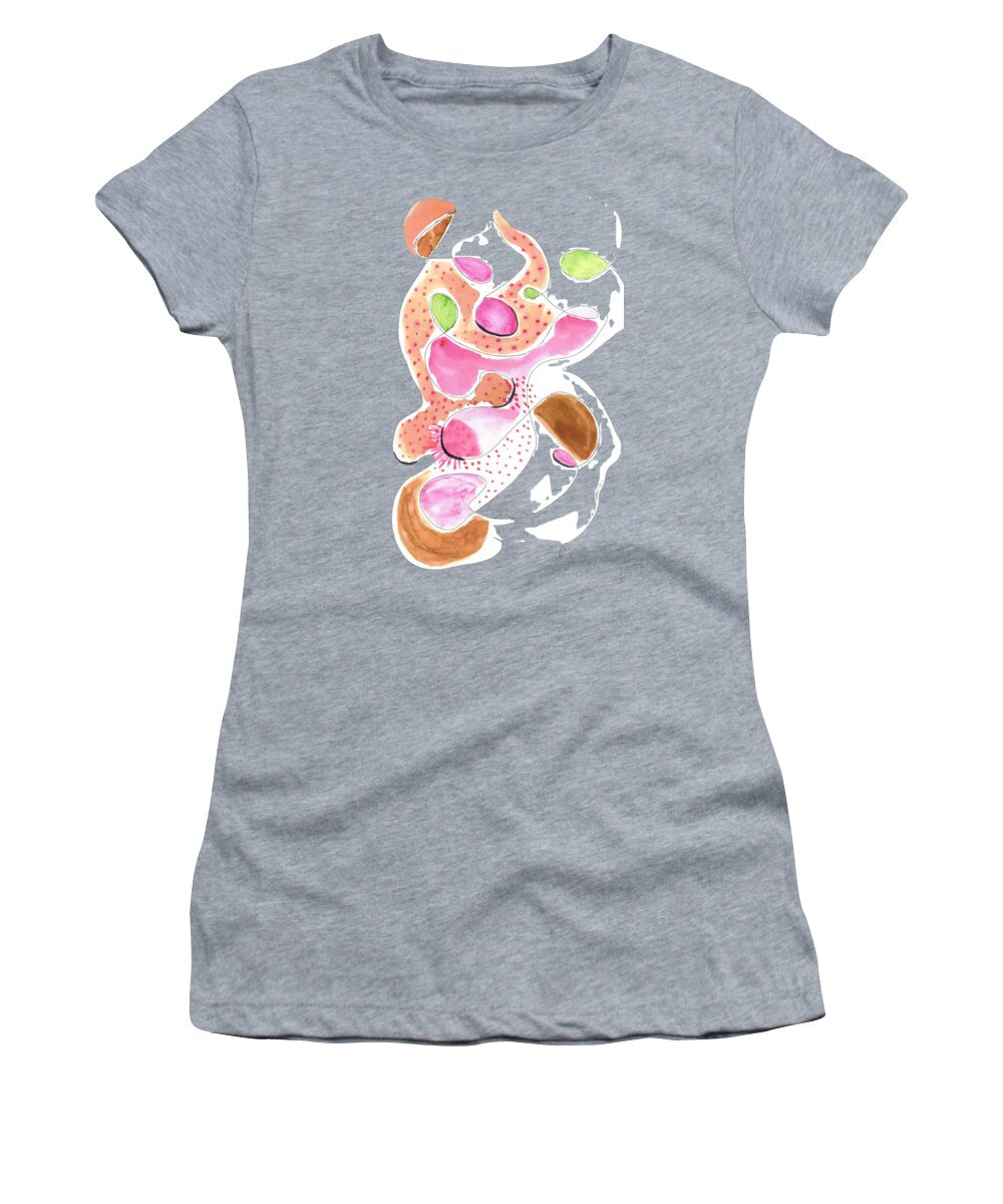 Abstract Organic Forms Morophologies Roses - Women's T-Shirt
