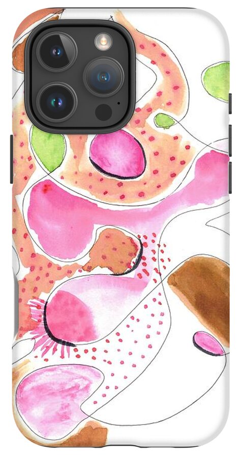 Abstract Organic Forms Morophologies Roses - Phone Case