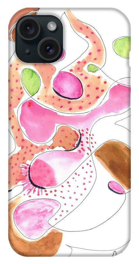 Abstract Organic Forms Morophologies Roses - Phone Case