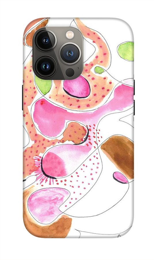 Abstract Organic Forms Morophologies Roses - Phone Case