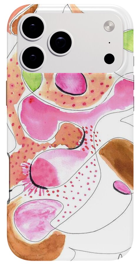 Abstract Organic Forms Morophologies Roses - Phone Case