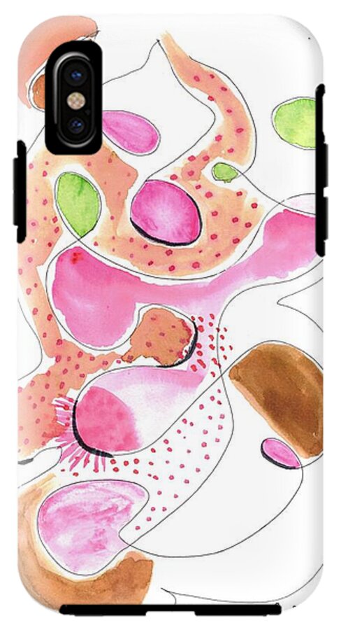 Abstract Organic Forms Morophologies Roses - Phone Case