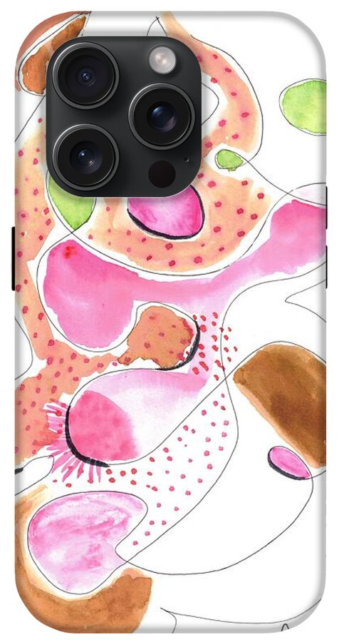 Abstract Organic Forms Morophologies Roses - Phone Case