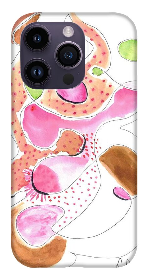 Abstract Organic Forms Morophologies Roses - Phone Case
