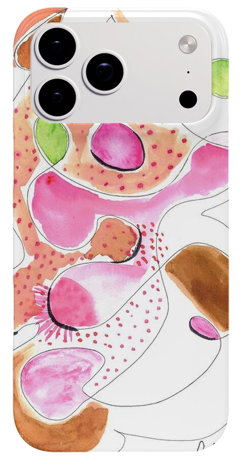 Abstract Organic Forms Morophologies Roses - Phone Case