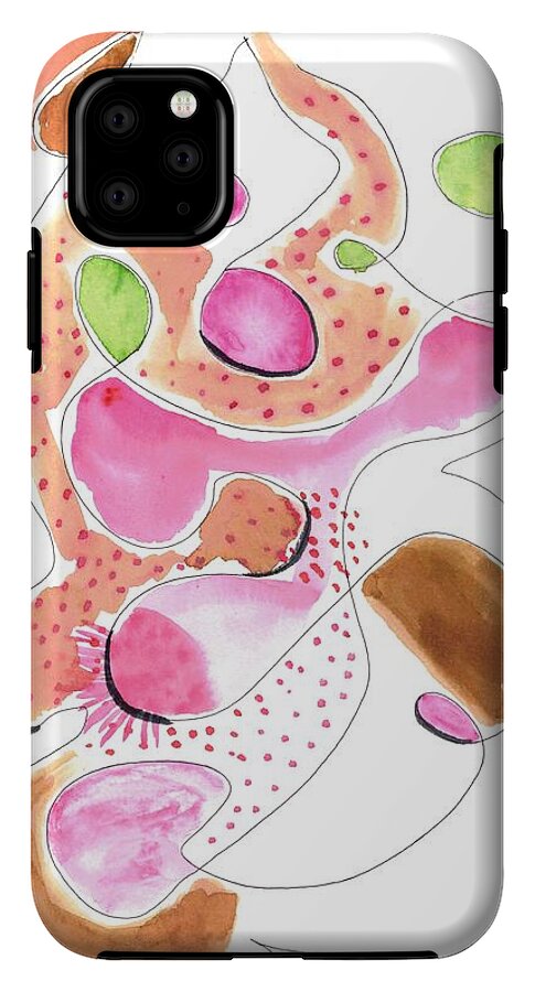 Abstract Organic Forms Morophologies Roses - Phone Case