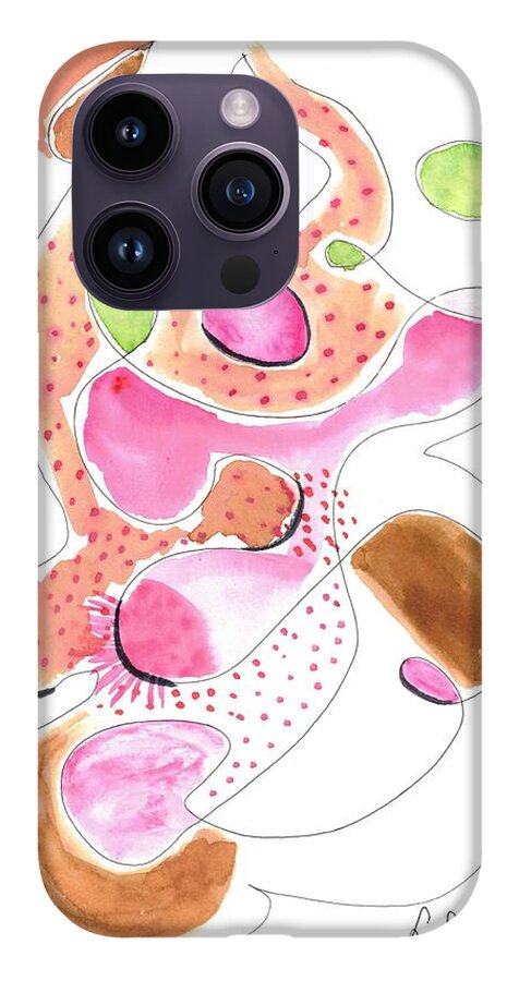 Abstract Organic Forms Morophologies Roses - Phone Case
