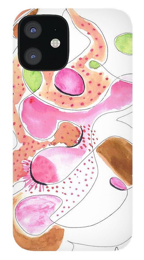 Abstract Organic Forms Morophologies Roses - Phone Case