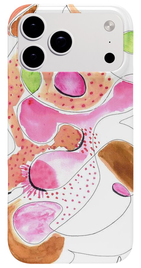 Abstract Organic Forms Morophologies Roses - Phone Case