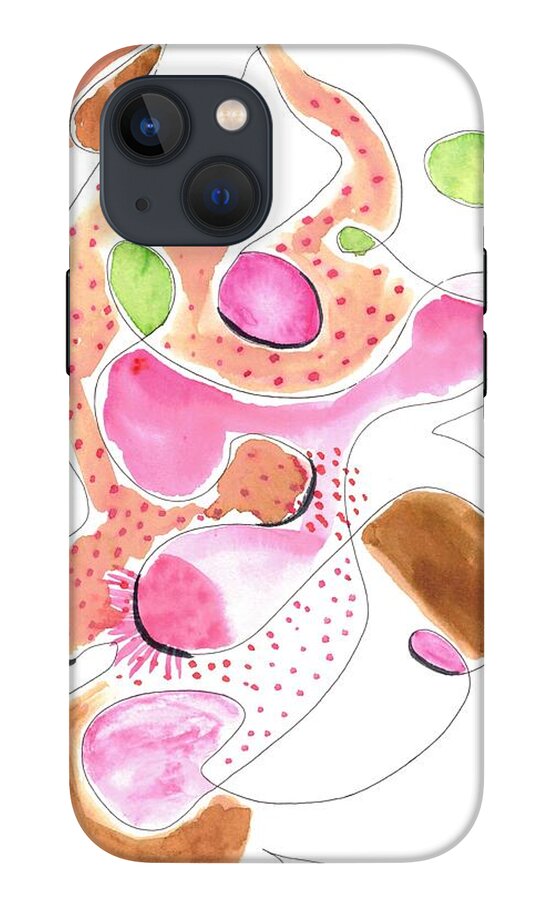 Abstract Organic Forms Morophologies Roses - Phone Case