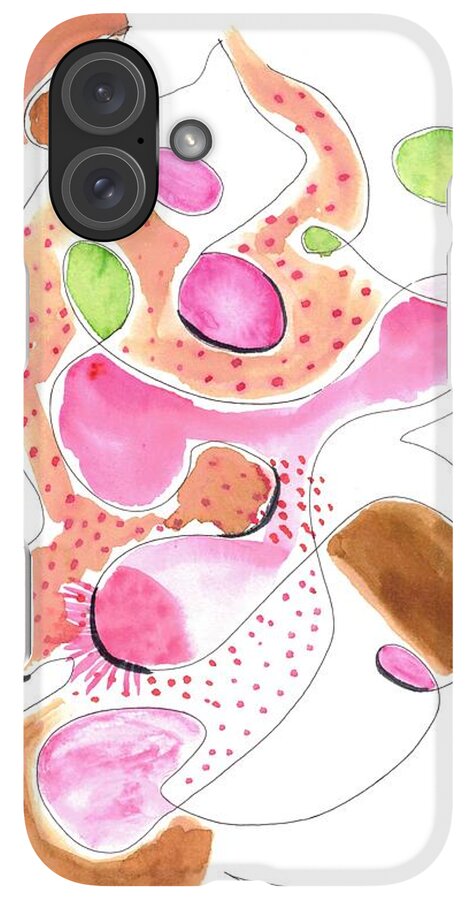 Abstract Organic Forms Morophologies Roses - Phone Case