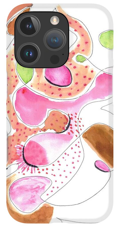 Abstract Organic Forms Morophologies Roses - Phone Case