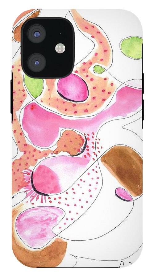 Abstract Organic Forms Morophologies Roses - Phone Case