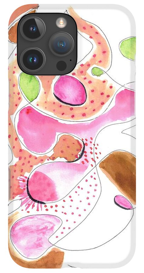 Abstract Organic Forms Morophologies Roses - Phone Case