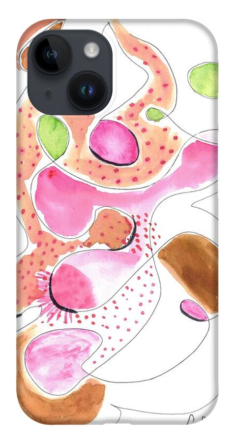 Abstract Organic Forms Morophologies Roses - Phone Case