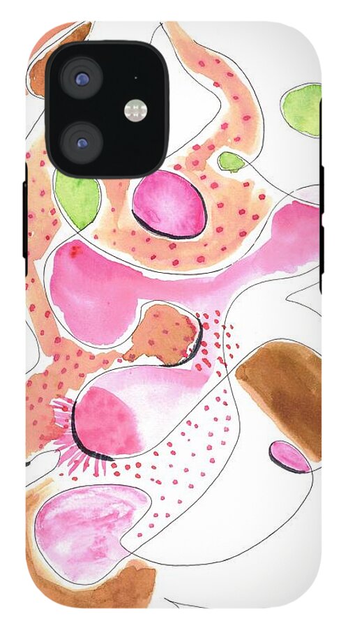 Abstract Organic Forms Morophologies Roses - Phone Case