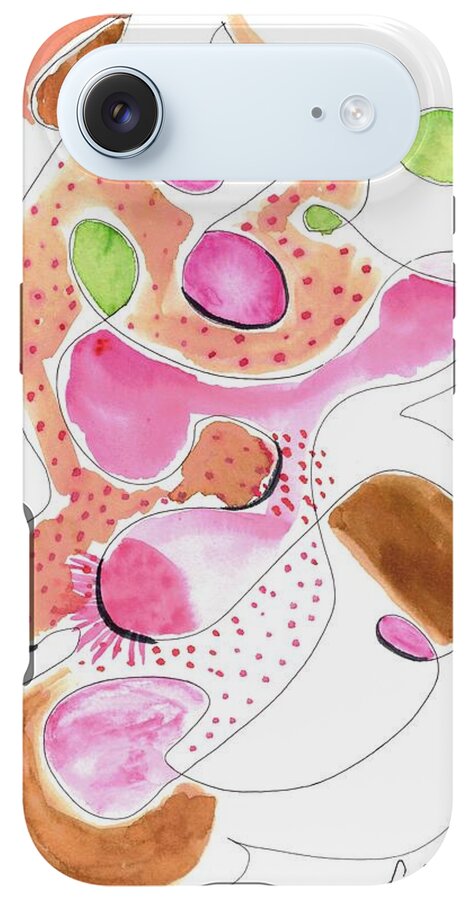 Abstract Organic Forms Morophologies Roses - Phone Case