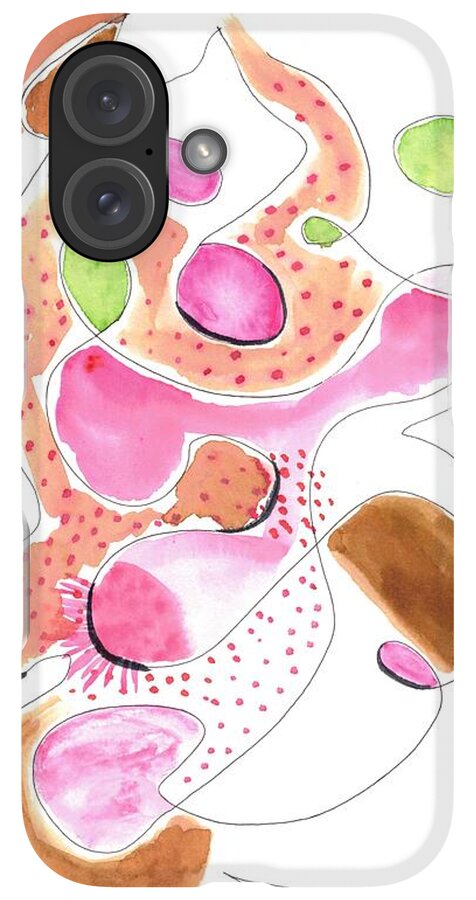 Abstract Organic Forms Morophologies Roses - Phone Case