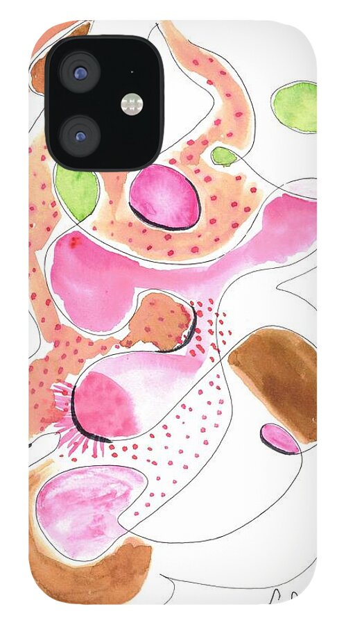 Abstract Organic Forms Morophologies Roses - Phone Case
