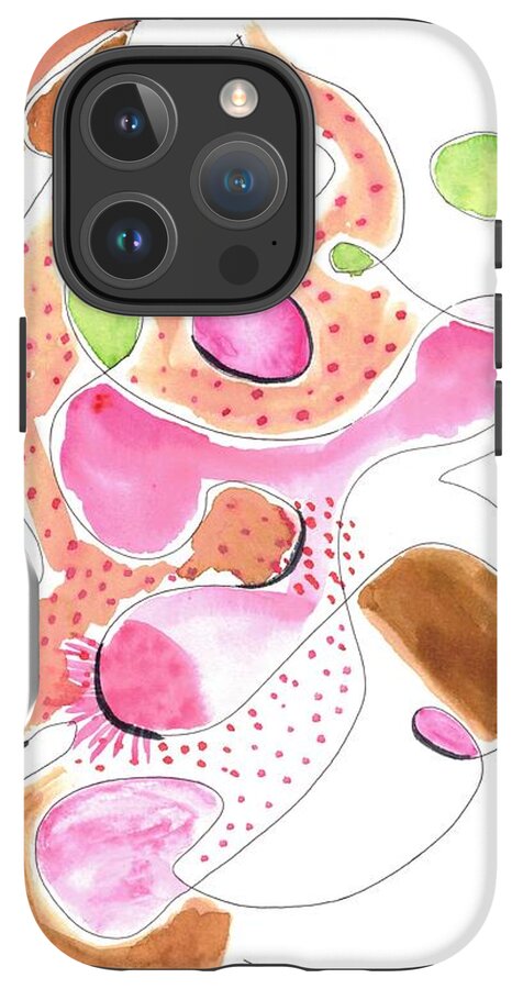 Abstract Organic Forms Morophologies Roses - Phone Case