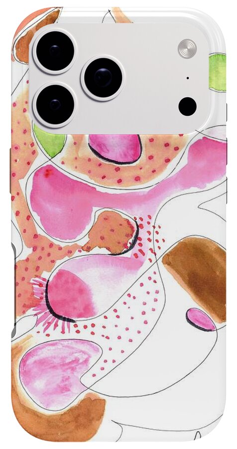 Abstract Organic Forms Morophologies Roses - Phone Case