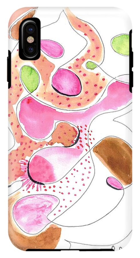Abstract Organic Forms Morophologies Roses - Phone Case