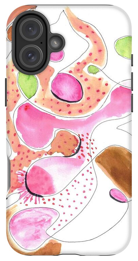 Abstract Organic Forms Morophologies Roses - Phone Case