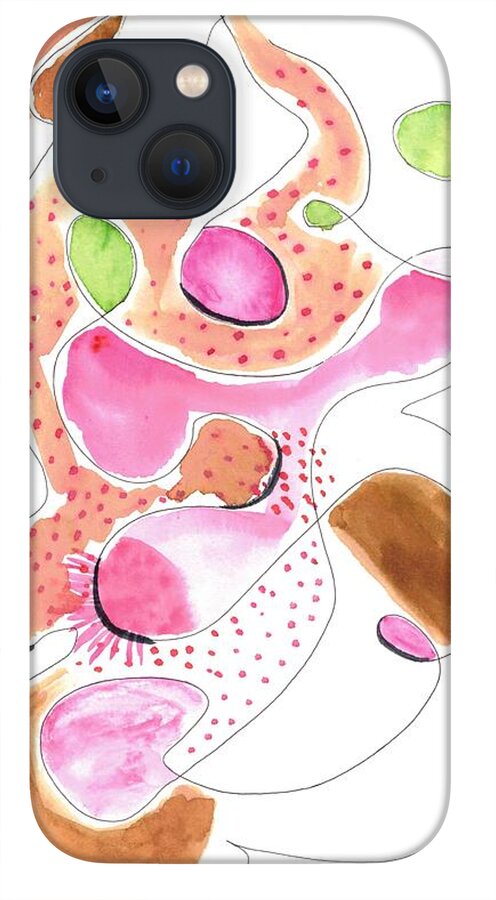 Abstract Organic Forms Morophologies Roses - Phone Case