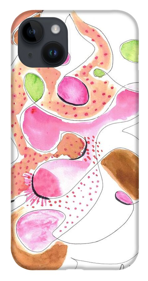 Abstract Organic Forms Morophologies Roses - Phone Case