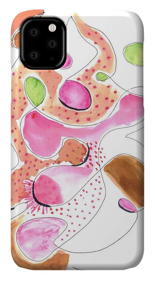Abstract Organic Forms Morophologies Roses - Phone Case