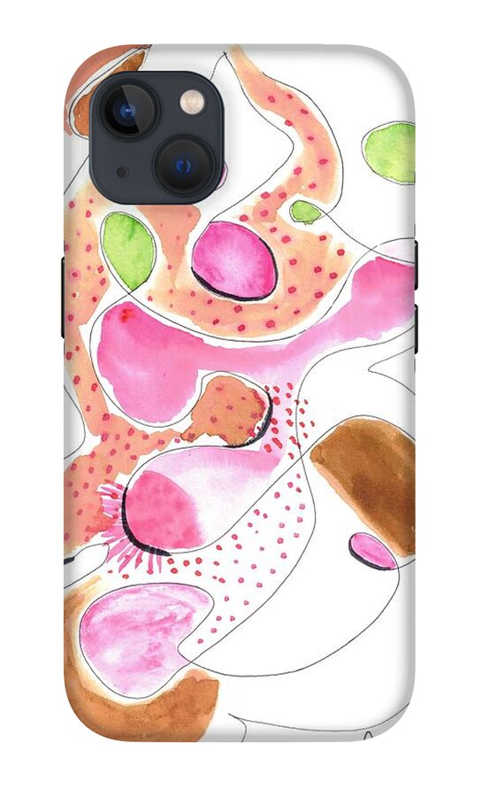 Abstract Organic Forms Morophologies Roses - Phone Case