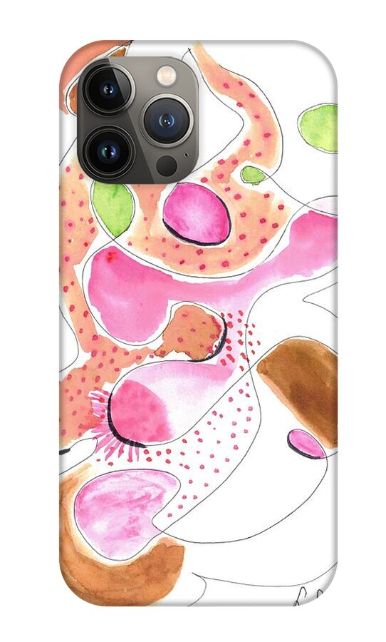 Abstract Organic Forms Morophologies Roses - Phone Case