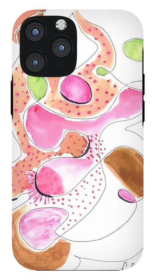 Abstract Organic Forms Morophologies Roses - Phone Case