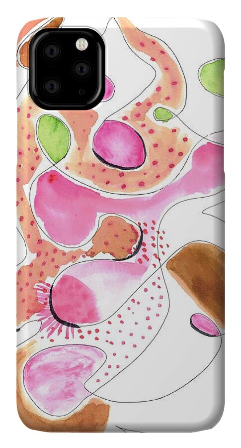 Abstract Organic Forms Morophologies Roses - Phone Case