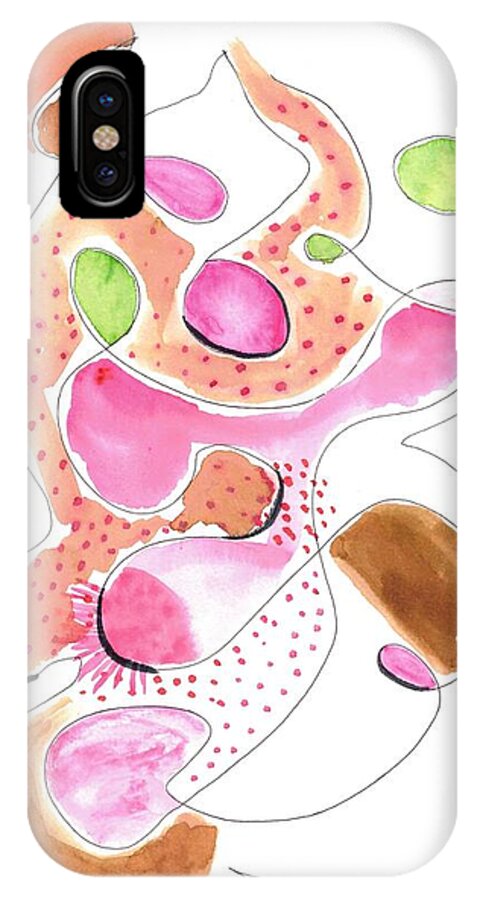 Abstract Organic Forms Morophologies Roses - Phone Case