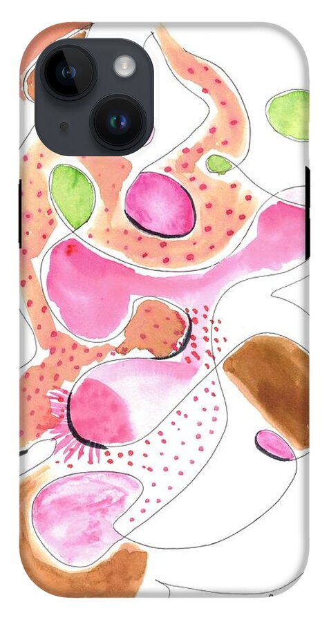 Abstract Organic Forms Morophologies Roses - Phone Case